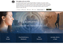 Tablet Screenshot of escuelatranspersonal.com